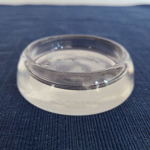 Hazel Atlas Vintage 1940s Glass Furniture Coaster Wood Floor Carpet Protector - Picture 14 of 16